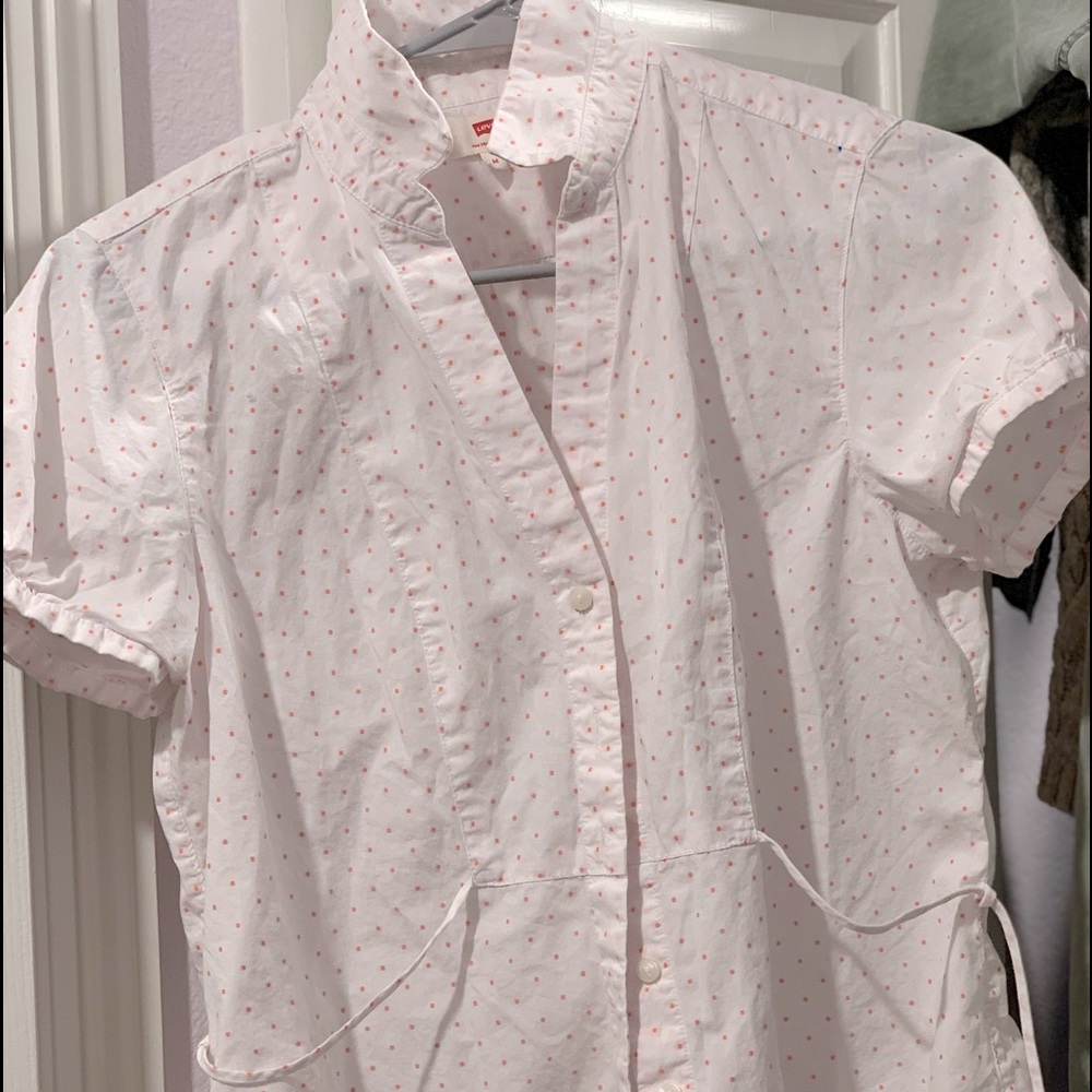 Levi’s polka-dot blouse